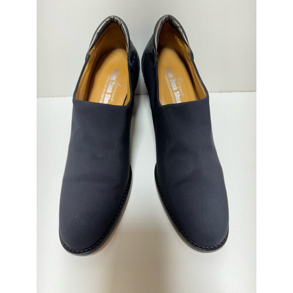 Femme Right Bank Shoe Co Women’s Block Heel 7.5 M Black Leather